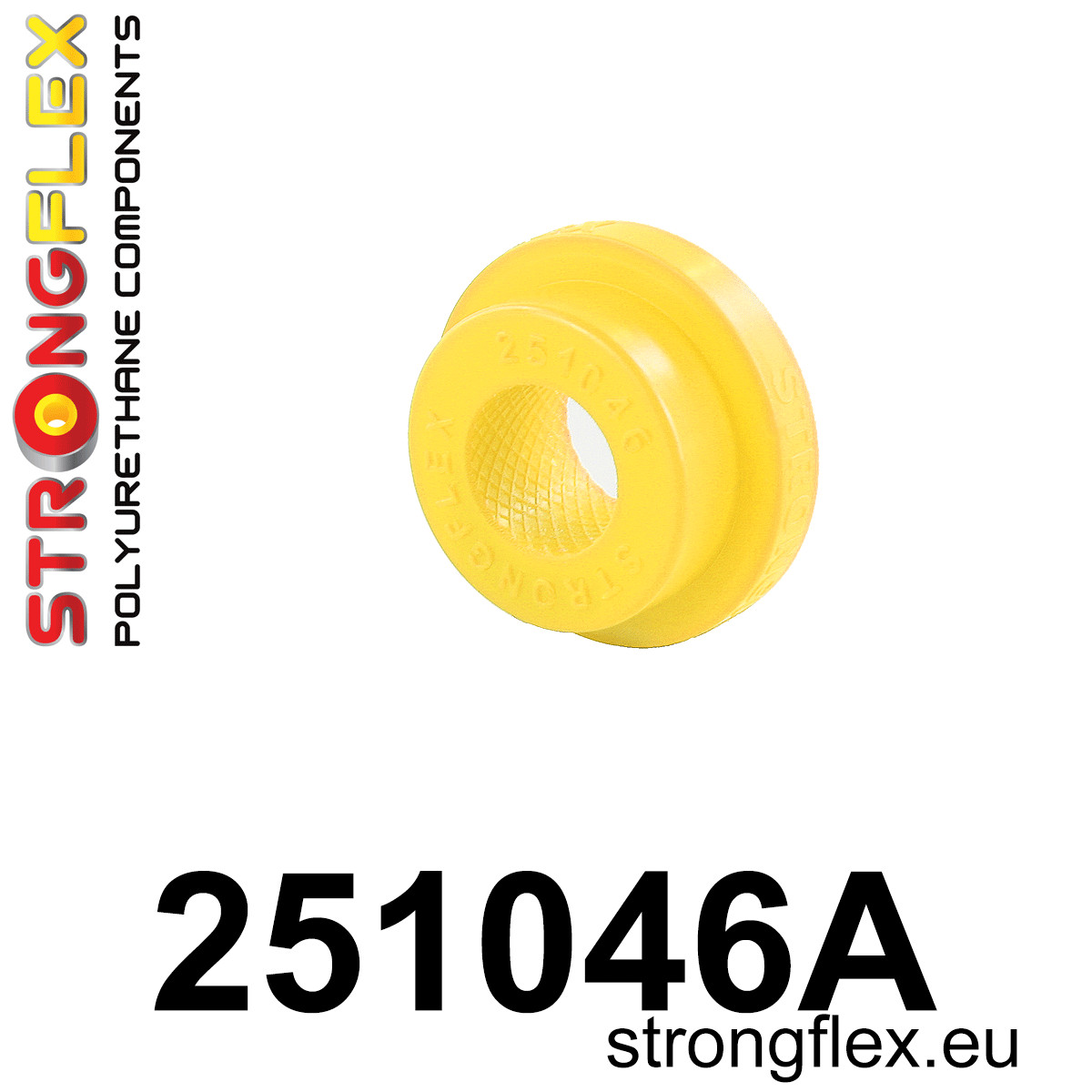 251046A: Strongflex Silentblok zadního nosníku varianta SPORT Yellow