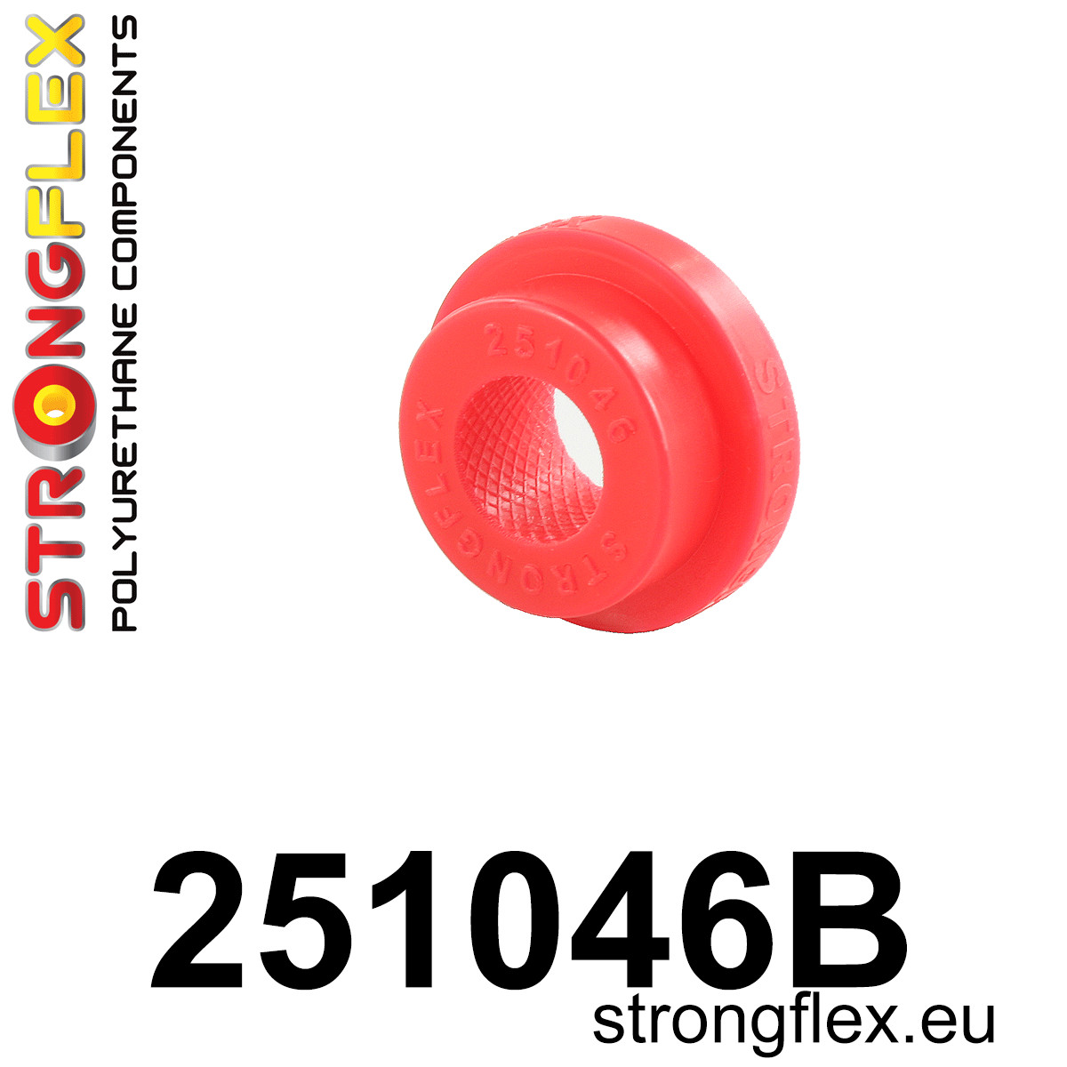 251046B: Strongflex Silentblok zadního nosníku Red
