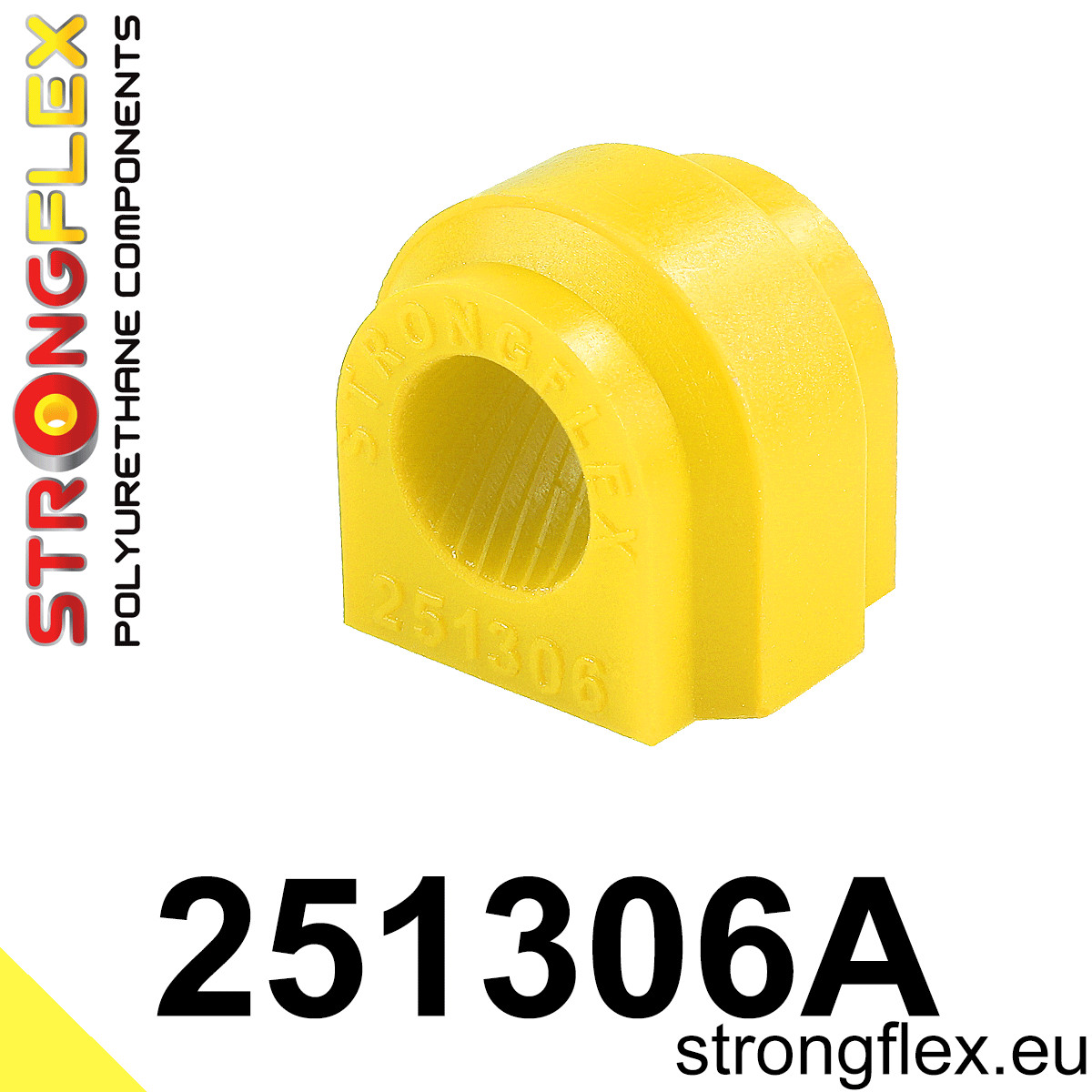 251306A: Strongflex Silentblok zadního stabilizátoru varianta SPORT 16mm Yellow