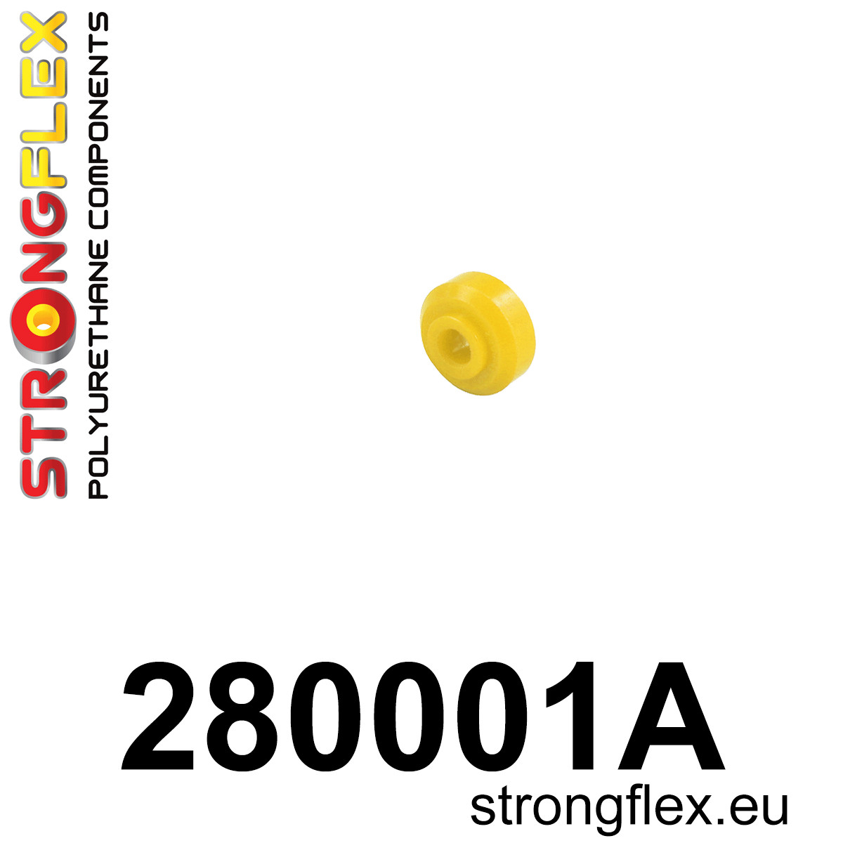 280001A: Strongflex Silentblok tyčky stabilizátoru, přední a zadní varianta SPORT Yellow