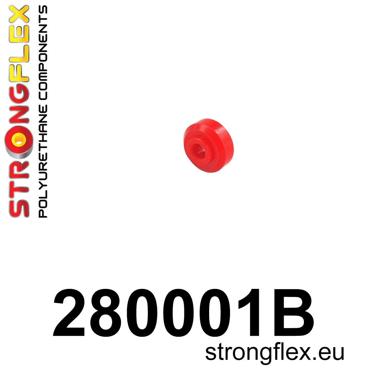 280001B: Strongflex Silentblok tyčky stabilizátoru, přední a zadní Red
