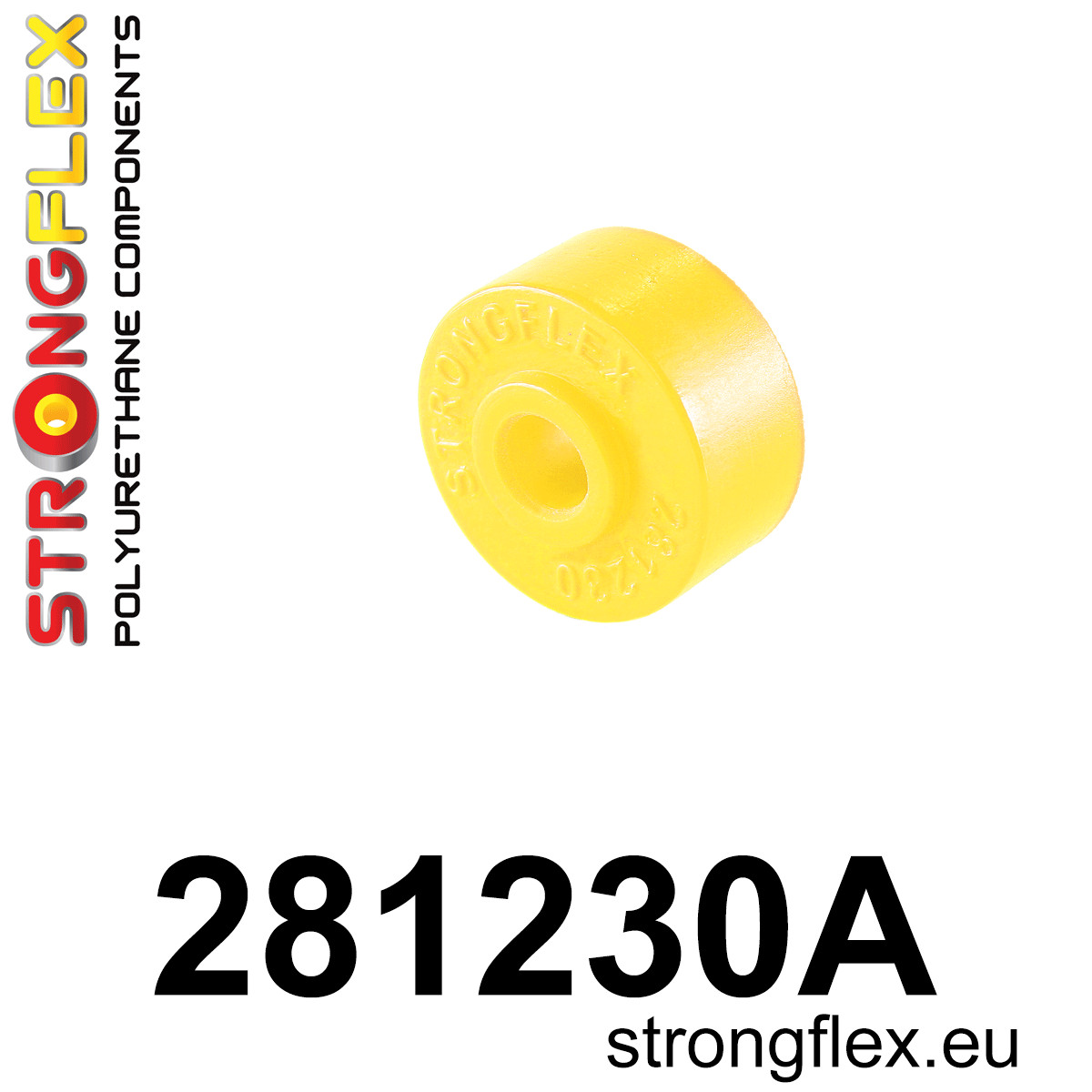 281230A: Strongflex Silentblok tyčky stabilizátoru varianta SPORT Yellow