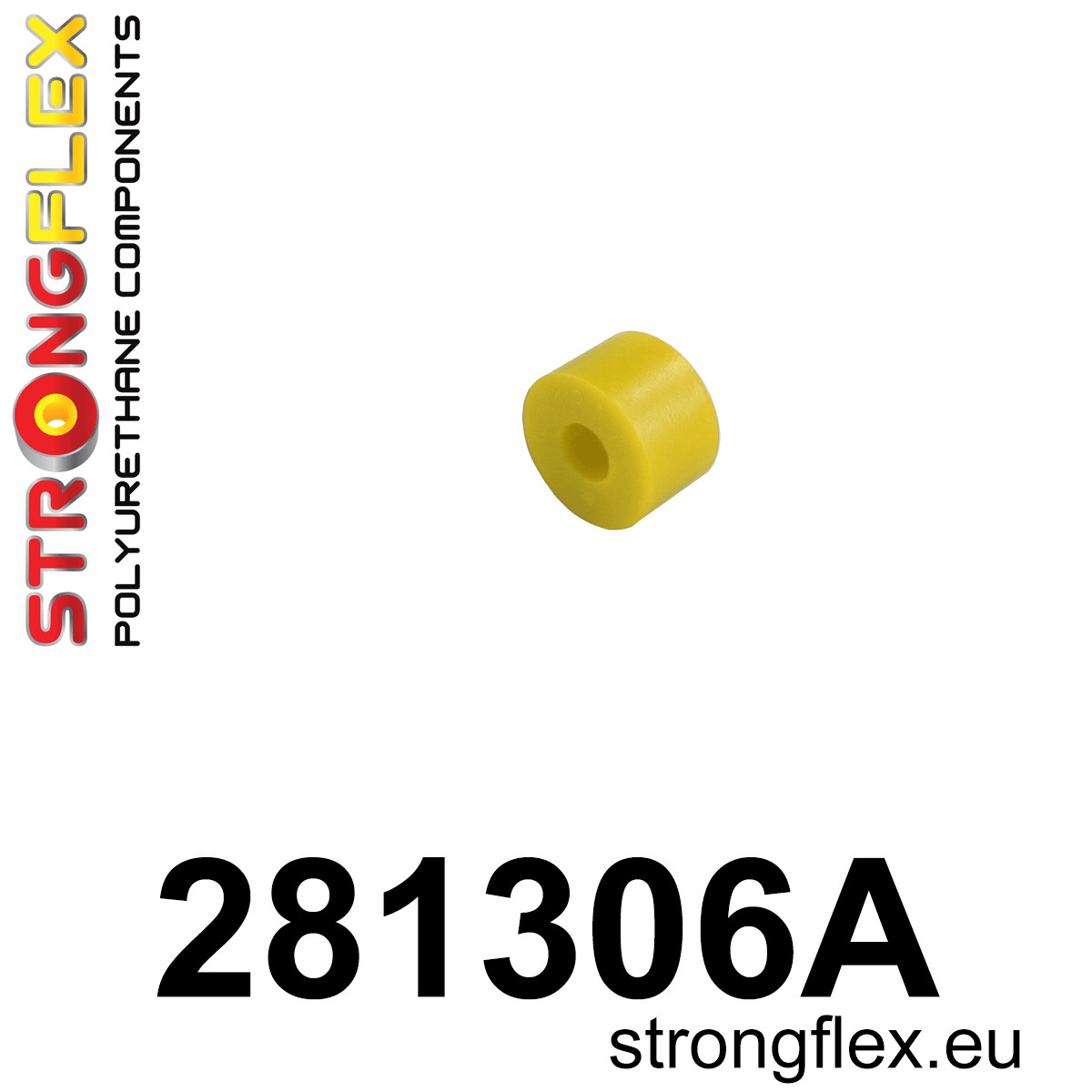 281306A: Strongflex Silentblok tyčky stabilizátoru varianta SPORT Yellow