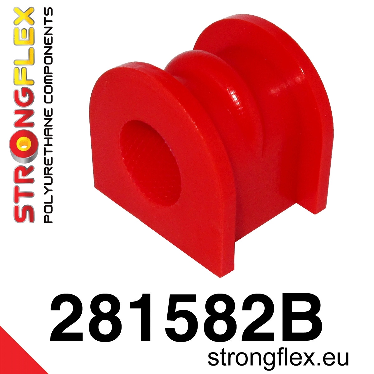 281582B: Strongflex Silentblok předního stabilizátoru 20mm Red