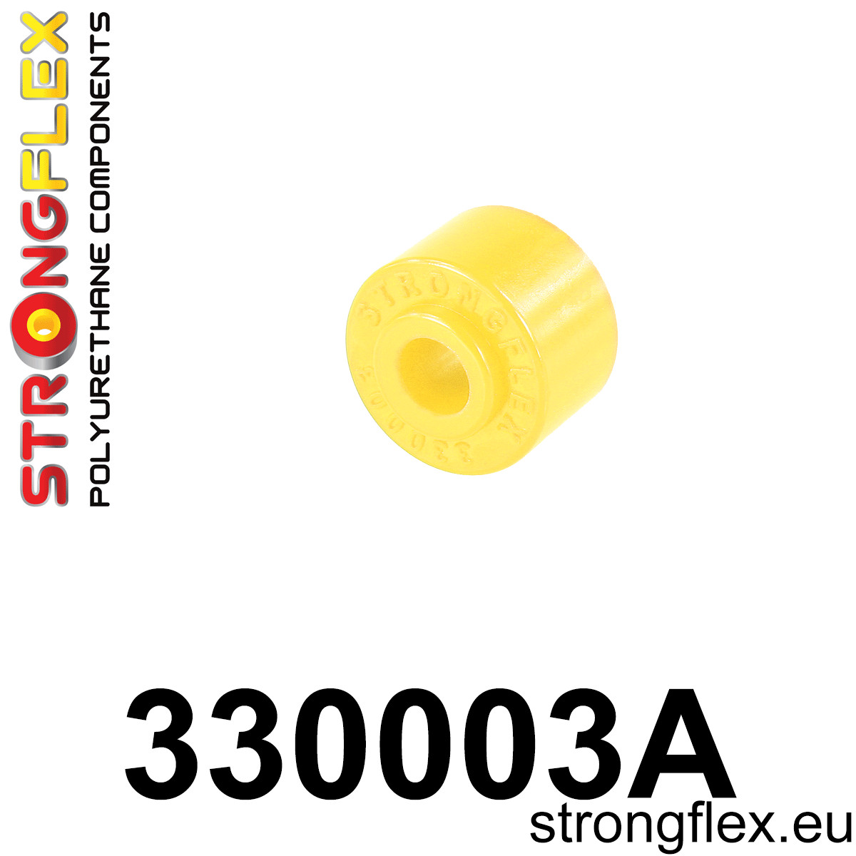 330003A: Strongflex Silentblok tyčky předního stabilizátoru varianta SPORT Yellow