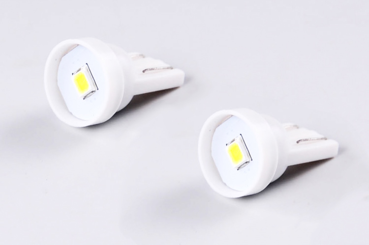 Žárovky do parkovaček - LED bílé T10