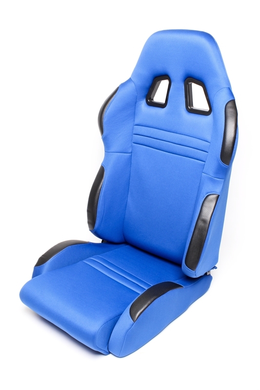 TA Technix sportovní sedačka sklopná - modrá Alcantara, pravá