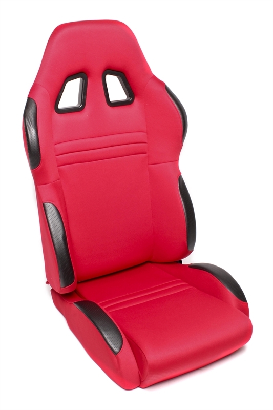 TA Technix sportovní sedačka sklopná - červená Alcantara, levá