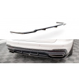 Maxton Design středový spoiler pod zadní nárazník s žebrováním pro Audi A4 B9 FL, carbon-Look, S-Line