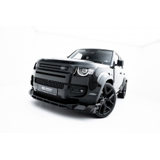Maxton Design spoiler pod přední nárazník pro Land rover Defender Mk4, černý lesklý plast ABS