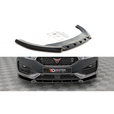 Maxton Design spoiler pod přední nárazník pro Cupra Leon, černý lesklý plast ABS