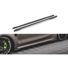 Maxton Design Carbon Division difuzory pod boční prahy pro BMW M4 G82, materiál pravý karbon