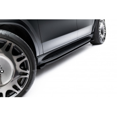 Maxton Design difuzory pod boční prahy pro Mercedes GLS X167 AMG-Line Facelift, černý lesklý plast ABS