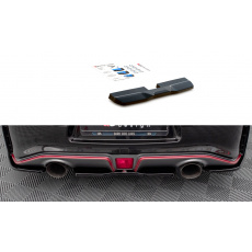 Maxton Design středový spoiler pod zadní nárazník pro Nissan 370Z Nismo, plast ABS bez povrchové úpravy