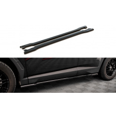 Maxton Design difuzory pod boční prahy pro Hyundai Tucson Mk4, Carbon-Look