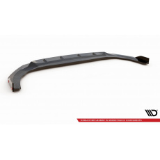 Maxton Design spoiler pod přední nárazník s křidélky ver.2 pro Volkswagen Golf GTE Mk8, černý lesklý plast ABS
