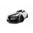 Maxton Design spoiler pod přední nárazník ver.3 pro Alfa Romeo Stelvio, černý lesklý plast ABS