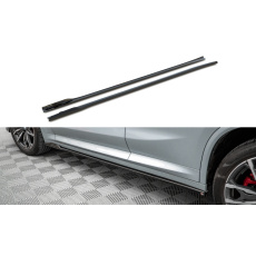Maxton Design difuzory pod boční prahy pro BMW X4 G02 Facelift, Carbon-Look