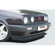 Rieger lipa pod přední nárazník pro Volkswagen Golf 2, 83-91, plast ABS bez povrchové úpravy, pro GL, GTi od r.v. 8/89 s orig. nárazníkem
