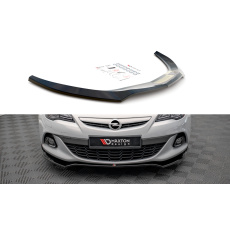 Maxton Design spoiler pod přední nárazník ver.2 pro Opel Astra J (Mk4), Carbon-Look, GTC OPC-Line