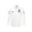 Sparco košile s dlouhým rukávem Martini Racing, barva: bílá, velikost: XXXL