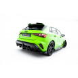 Maxton Design spoiler pod zadní nárazník s žebrováním v.3 pro Audi RS3 8Y Facelift, černý lesklý plast ABS, Sportback