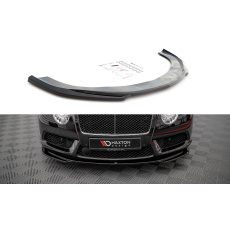 Maxton Design spoiler pod přední nárazník ver.2 pro Bentley Continental GT Mk2, černý lesklý plast ABS, V8 S, r.v. 2014-2016