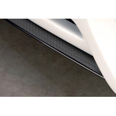 Rieger lipa pod přední nárazník Rieger pro Volkswagen Golf 6 vč. GTD, GTI 3-dvéř., 5-dvéř., kabriolet, plast ABS s povrchovou úpravou Carbon-Look