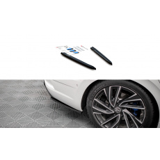 Maxton Design boční difuzory pod zadní nárazník pro Volkswagen Arteon R, černý lesklý plast ABS