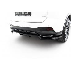 Maxton Design spoiler pod zadní nárazník s žebrováním pro MG HS Mk2, černý lesklý plast ABS
