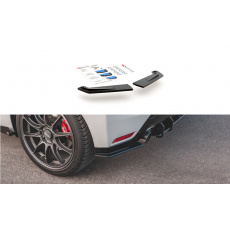Maxton Design "Racing durability" boční difuzory pod zadní nárazník pro Toyota GR Yaris Mk3, plast ABS bez povrchové úpravy