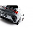 Maxton Design boční difuzory pod zadní nárazník ver.4 pro Cupra Leon ST Mk1 Facelift, černý lesklý plast ABS