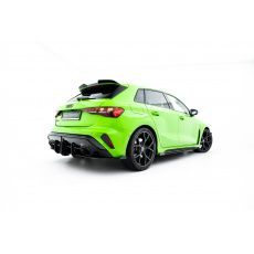 Maxton Design ''Street Pro'' difuzory pod boční prahy s křidélky pro Audi RS3 8Y Facelift, plast ABS bez povrchové úpravy, Sportback