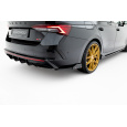 Maxton Design křidélka bočních difuzorů zad. nárazníku v.4 pro Škoda Octavia RS Mk4, Mk4 Facelift, černý lesklý plast ABS, Combi / Liftback