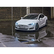 Maxton Design difuzory pod boční prahy pro Tesla Model S, plast ABS bez povrchové úpravy