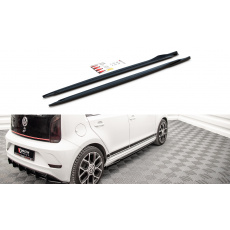 Maxton Design difuzory pod boční prahy pro Volkswagen UP GTI, plast ABS bez povrchové úpravy