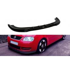 Maxton Design spoiler pod přední nárazník pro Volkswagen Touran, Carbon-Look