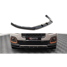 Maxton Design spoiler pod přední nárazník pro Citroen Berlingo Mk3, Carbon-Look