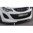 Rieger spoiler pod přední nárazník pro Opel Corsa D 3-dvéř., 5-dvéř. po faceliftu, r.v. 01/11-, plast ABS bez povrchové úpravy, bez žebrování