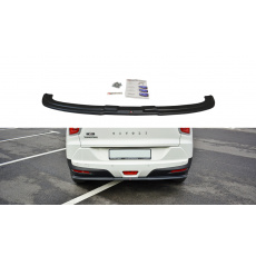 Maxton Design středový spoiler zadního nárazníku pro SsangYong Tivoli, Carbon-Look
