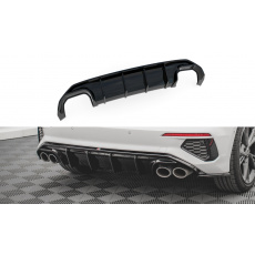 Maxton Design vložka zadního nárazníku pro Audi S3 8Y, černý lesklý plast ABS