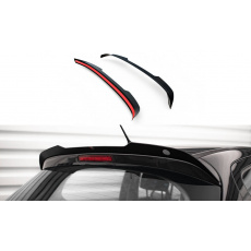 Maxton Design prodloužení spoileru pro Peugeot 207, černý lesklý plast ABS, Sport
