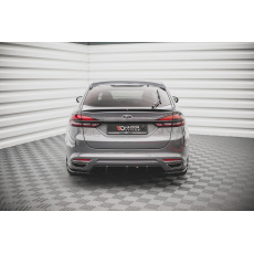 Maxton Design vložka zadního nárazníku pro Ford Mondeo ST-Line Mk5/Facelift, černý lesklý plast ABS