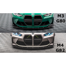 Maxton Design spoiler pod přední nárazník ver.1 pro BMW M3 G80, materiál pravý karbon