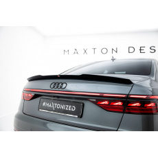 Maxton Design prodloužení spoileru pro Audi S8 D5, černý lesklý plast ABS
