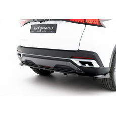 Maxton Design spoiler pod zadní nárazník s žebrováním pro Omoda 5 Mk1, černý lesklý plast ABS