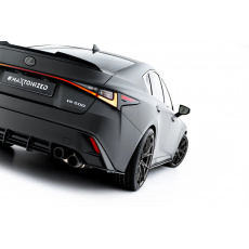 Maxton Design "Street Pro" boční difuzory pod zadní nárazník pro Lexus IS 500 Mk3 Facelift 2 (XE30), plast ABS bez povrchové úpravy, s červenou linkou