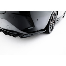 Maxton Design boční difuzory pod zadní nárazník v.5 pro Cupra Leon ST Mk1 Facelift, černý lesklý plast ABS