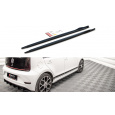 Maxton Design difuzory pod boční prahy pro Volkswagen UP GTI, carbon-Look
