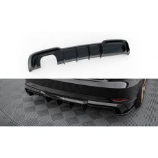 Maxton Design vložka zadního nárazníku pro Audi A3 8V FL, černý lesklý plast ABS, S-line sportback